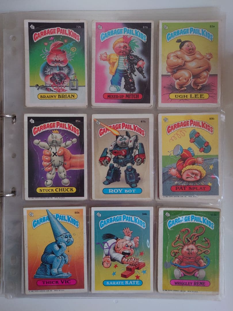 ビンテージ　1986年　USA ガーベッジペイルキッズ　カード　単品-まとめ売り