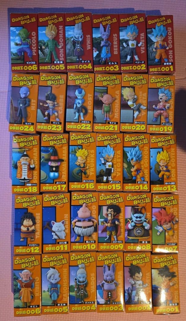 【未開封品】ドラゴンボール超 ワールドコレクタブルフィギュア 30種コンプ➀