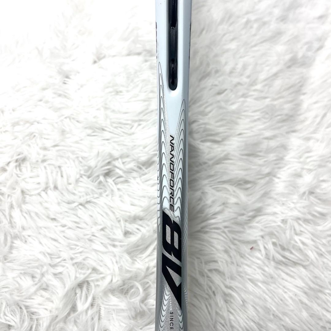 【良品】ヨネックス ナノフォース8v REV SL2 ソフトテニス 前衛用　白