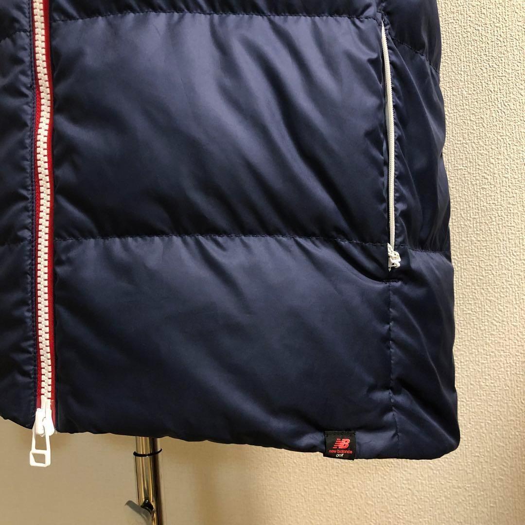 美品 ニューバランスゴルフ 2way ダブルジップ ダウンジャケット サイズ6