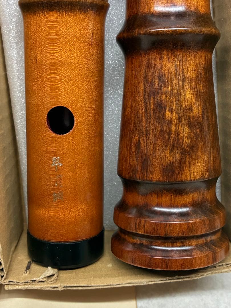 未使用品 都山流 銘木 琴風尺八 石高琴風監修