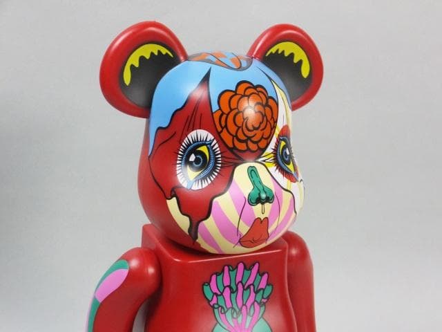 現代美術 田名網敬一『100% & 400%MEDICOM TOY赤』0127B