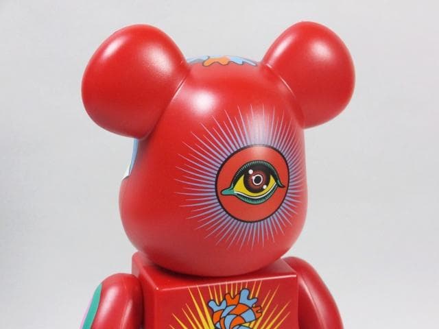 現代美術 田名網敬一『100% & 400%MEDICOM TOY赤』0127B