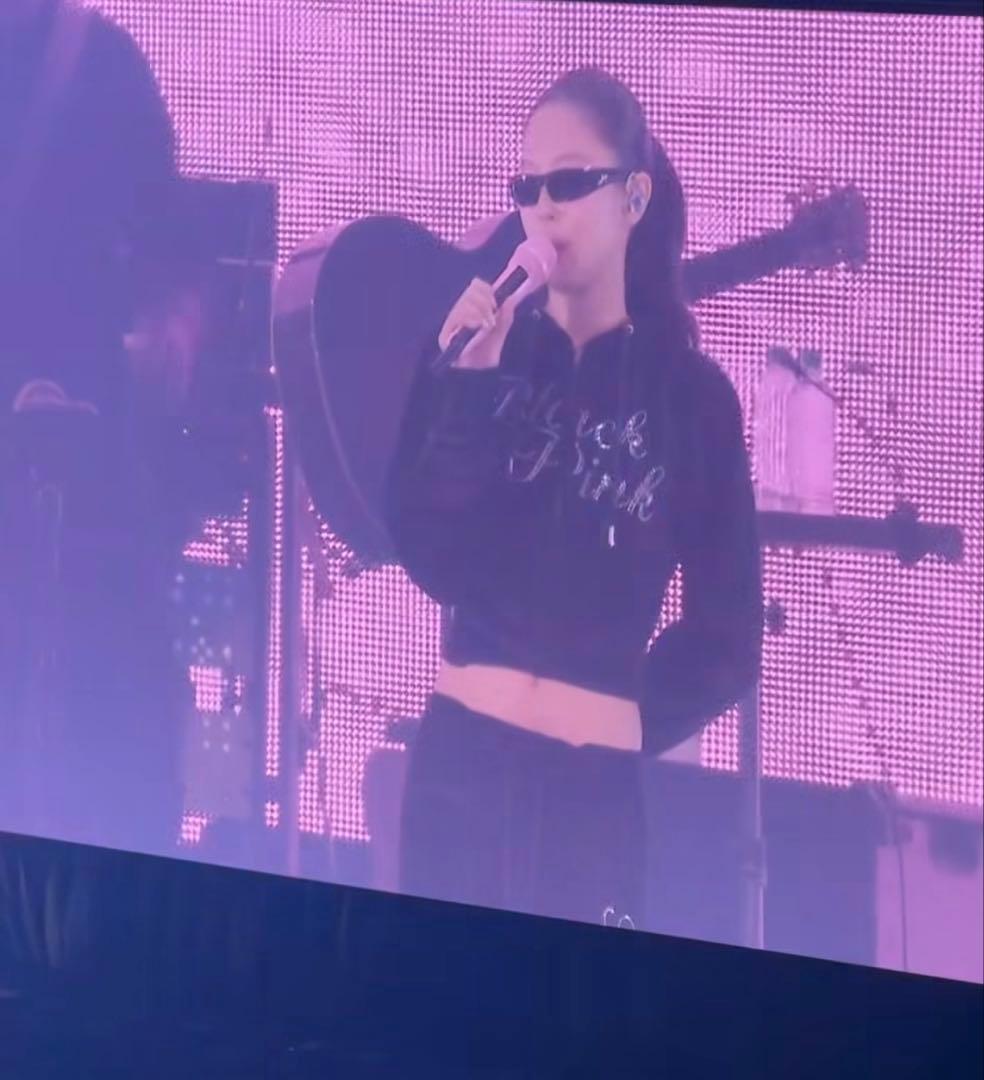 BLACKPINK ベロアロングパンツ（NAVY）M