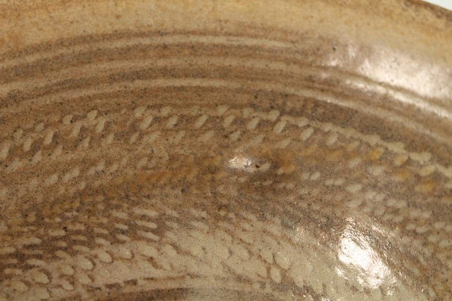 古美術 李朝 高麗 三嶋 茶碗(K-A638)