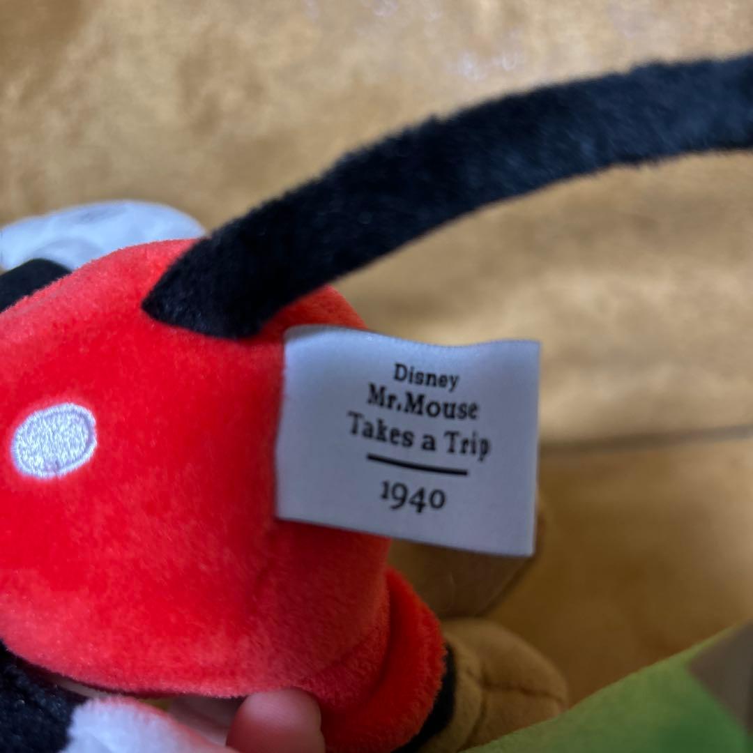 ミッキーマウス　ぬいぐるみ 90周年　ミッキーの汽車旅行　ディズニーストア