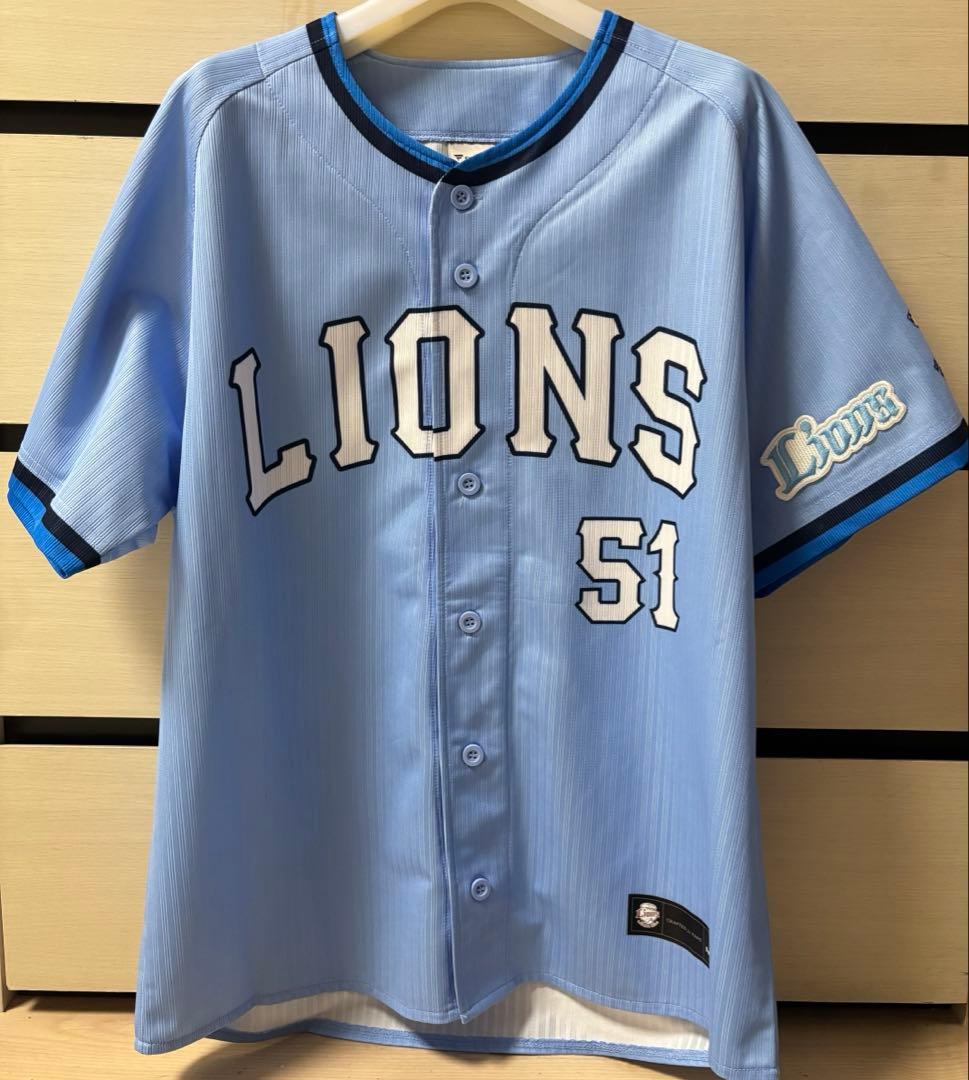埼玉西武ライオンズ 西川愛也 ユニフォームサマーブルー
