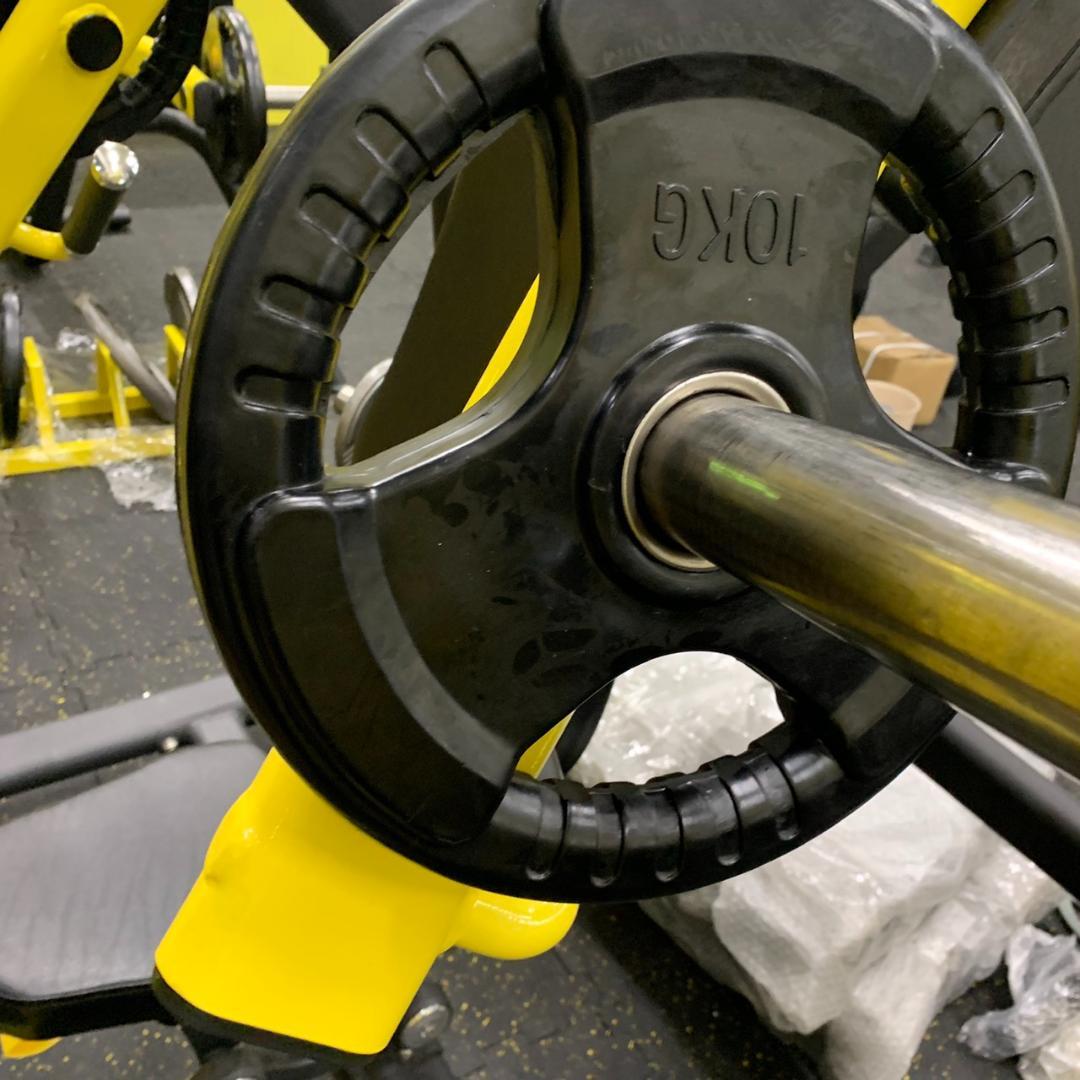 総重量90kg Φ50mm 3グリップラバープレート　計4枚SET