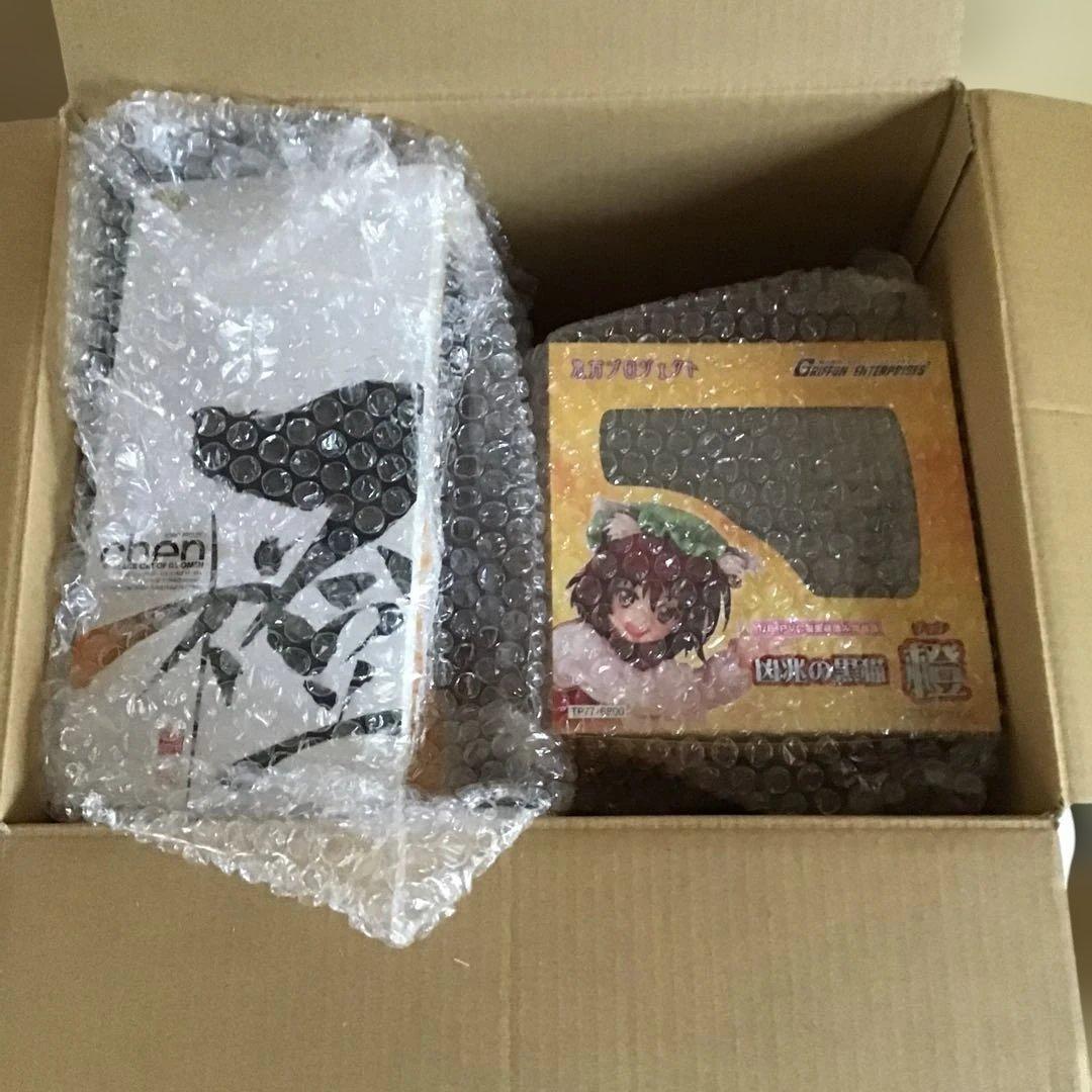 東方project 橙　フィギュアセット　破損あり中古品