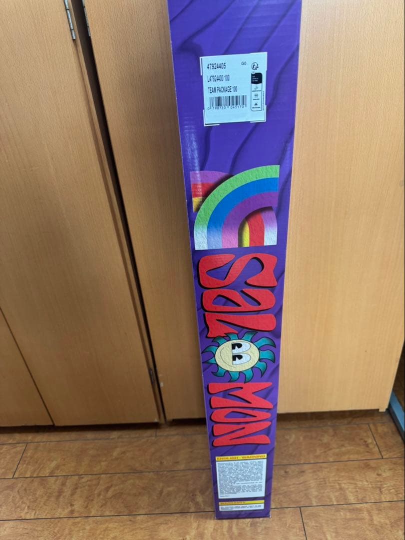 25-26モデル新品　サロモン スノーボードセット キッズ100㎝　即使用かさ