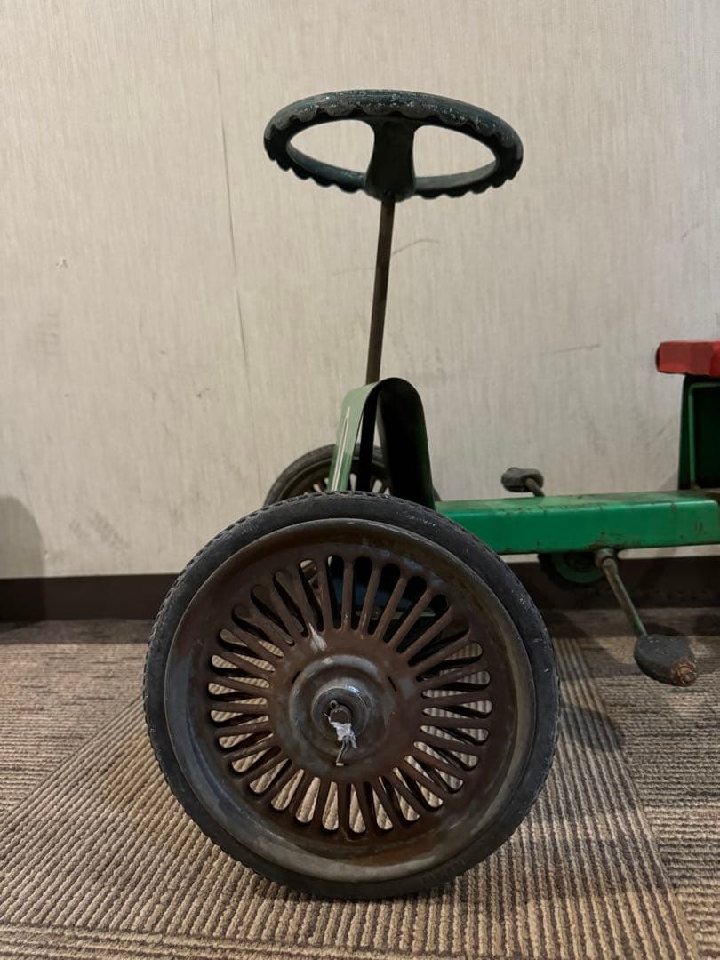 【最終値下/送料込】子供用のカート ブリキ製【レトロ】