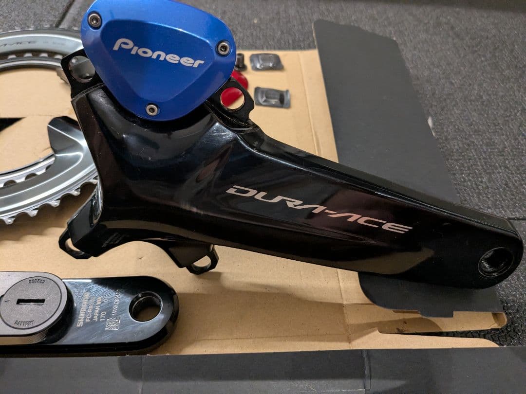 DURA-ACE 9100クランク　pioneer パワーメーター