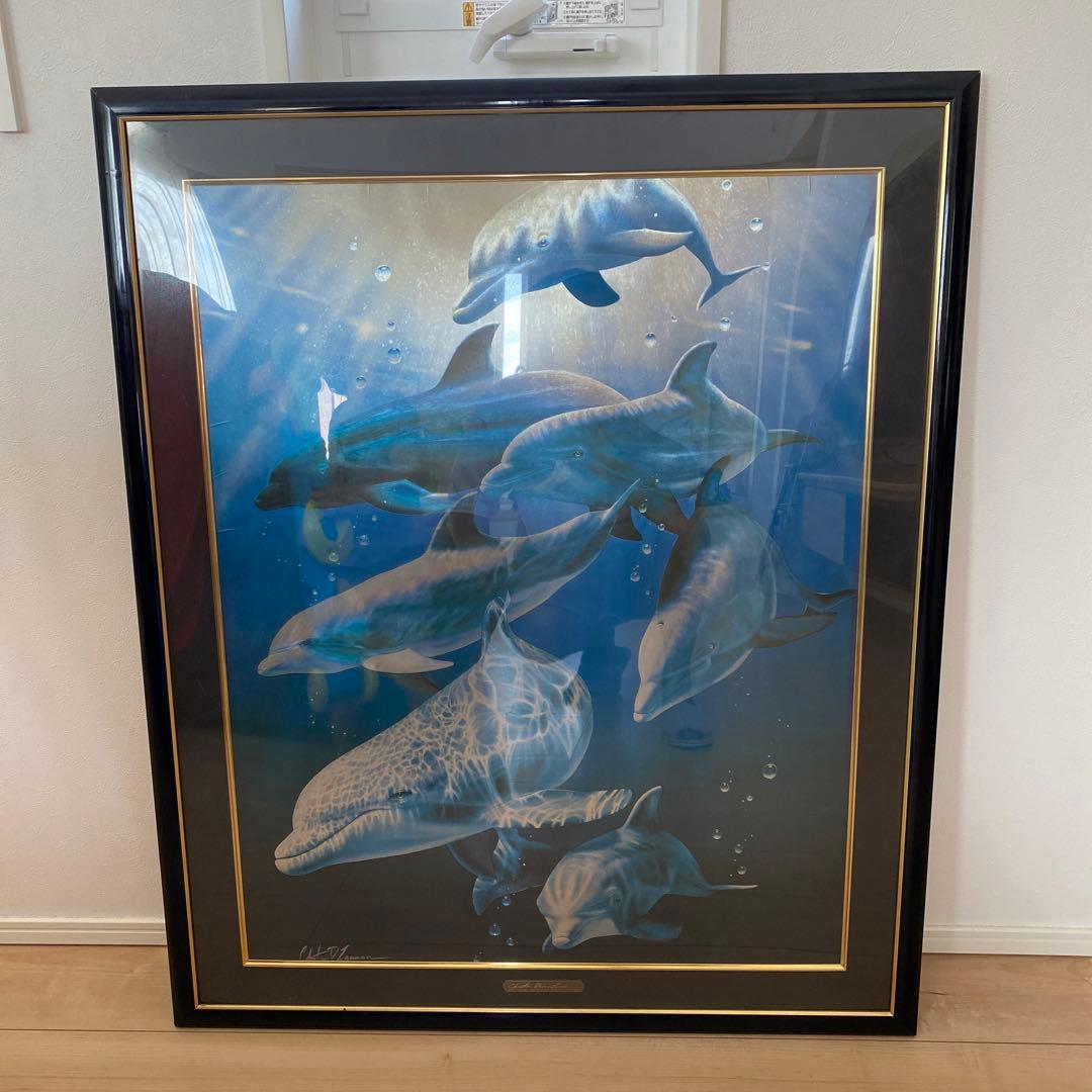 ラッセン　ポスター　イルカ　クリスチャンラッセン