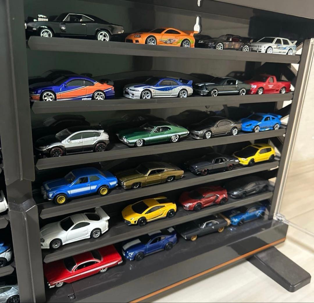 超美品 ワイルドスピード ホットウィール プレミアム ミニカー ４８台 ケース付