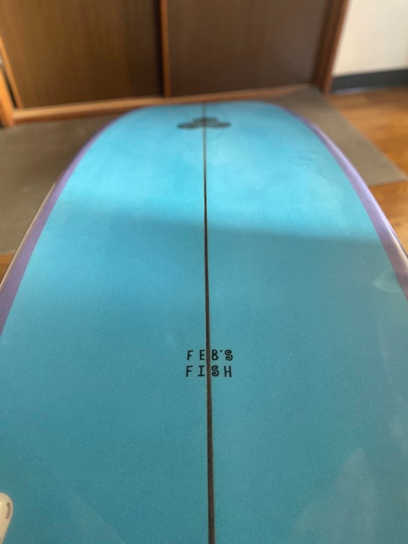 【手渡しもOK】FEB'S FISH 5'11フィッシュボード 青