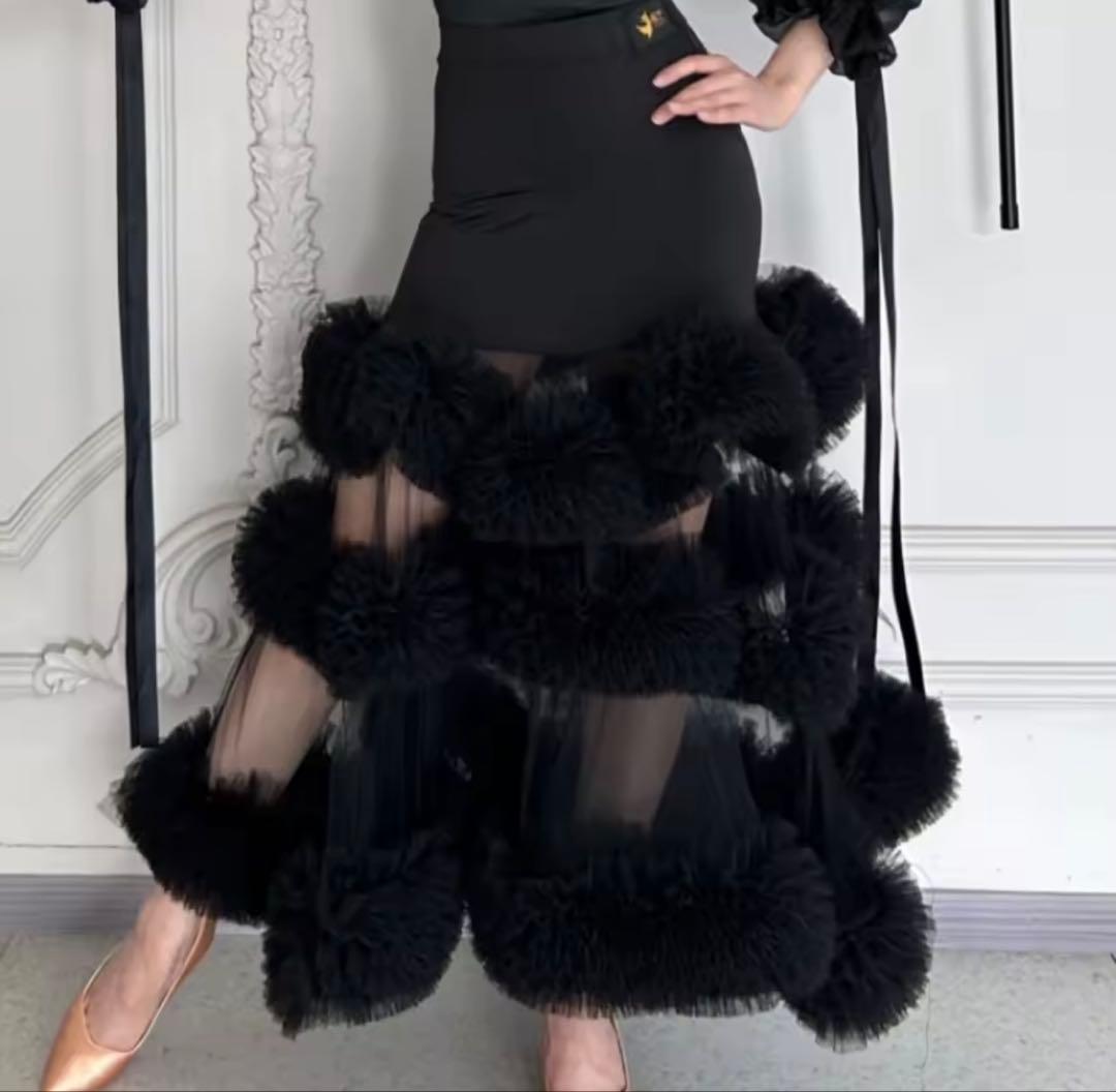 【新品】スタンダード フリルドレス 黒