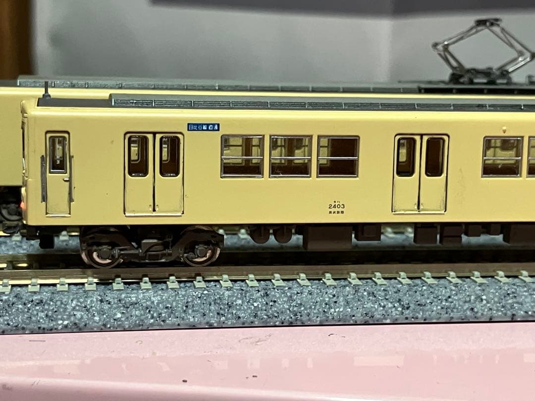鉄コレ　東武2000系　ライト点灯　コアレスモーター