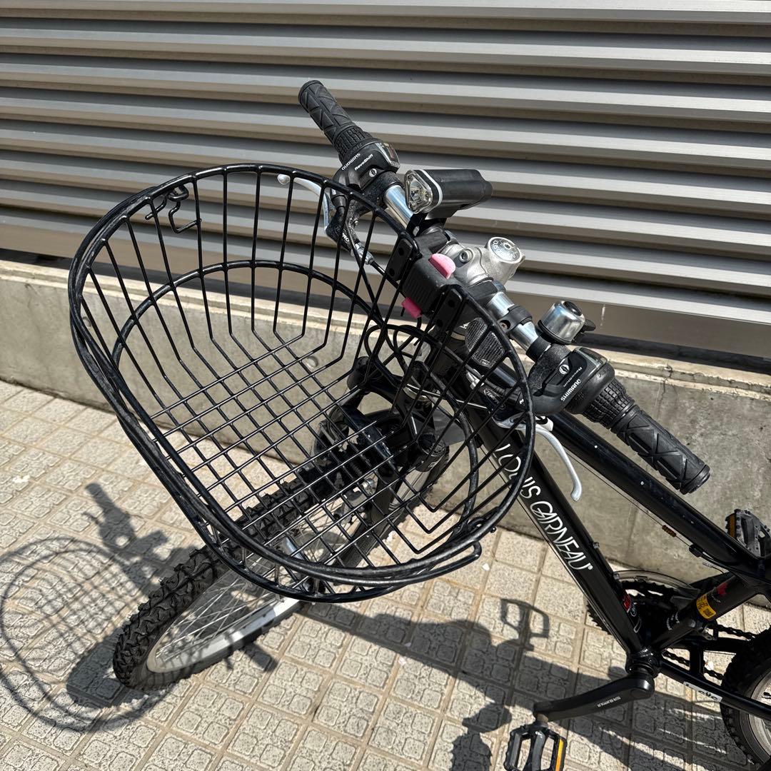 ルイガノ　24インチ　子ども用　自転車　黒