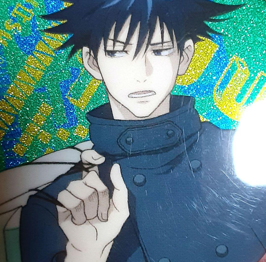 呪術廻戦　伏黒恵　缶バッチ　TOKYOアニメツーリズム　グリッター　やや傷有り