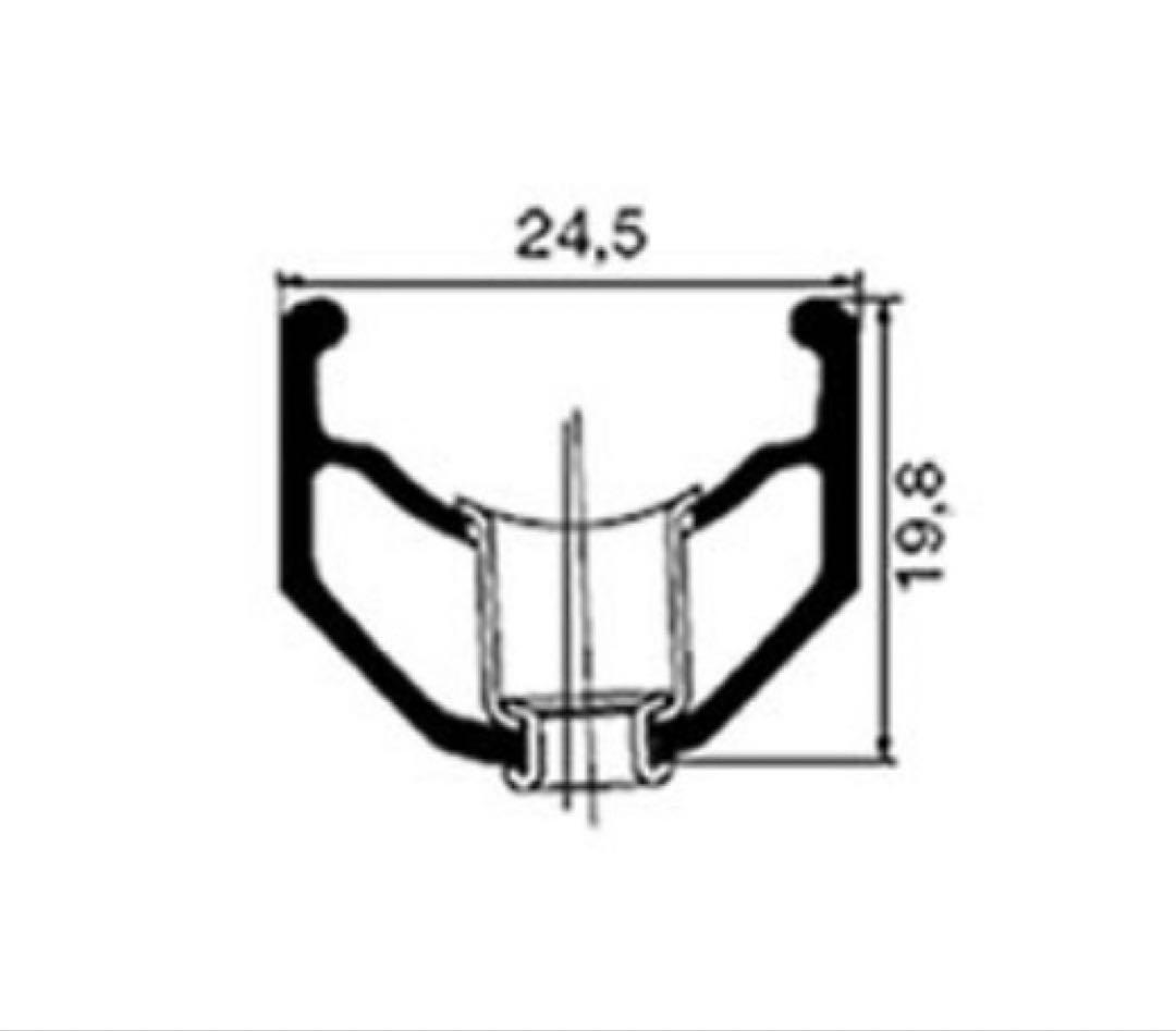 ピストホイール MAVIC A319 × GranCompe トラックハブ