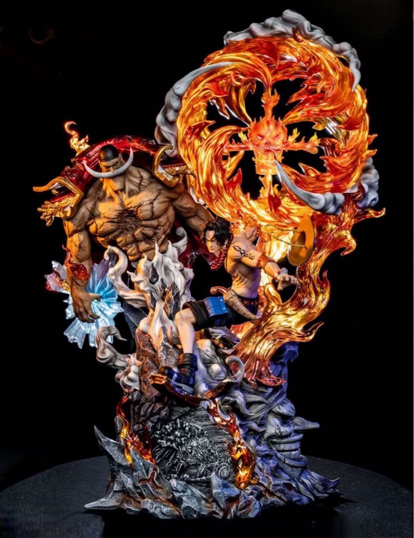 【新品】期間限定値下げ‼️ワンピース エース 白ひげ フィギュア ガレージキット