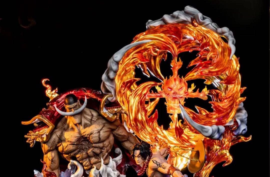 【新品】期間限定値下げ‼️ワンピース エース 白ひげ フィギュア ガレージキット