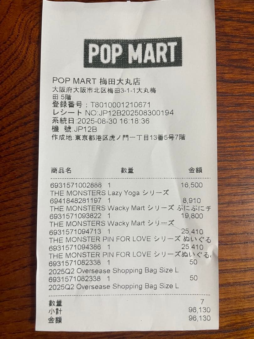 ポップマートラブブ PIN FOR LOVE(A-M)ぬいぐるみ