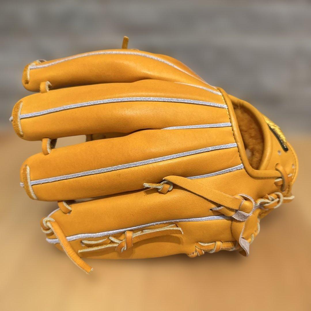 MizunoPro 硬式グローブ オレンジ