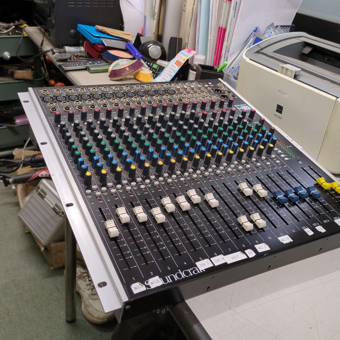 Soundcraft Spirit M12 12chミキサージャンク！
