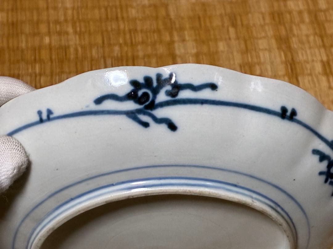 古伊万里 金彩 色絵 中皿 平皿 盛皿 三枚揃い 時代物