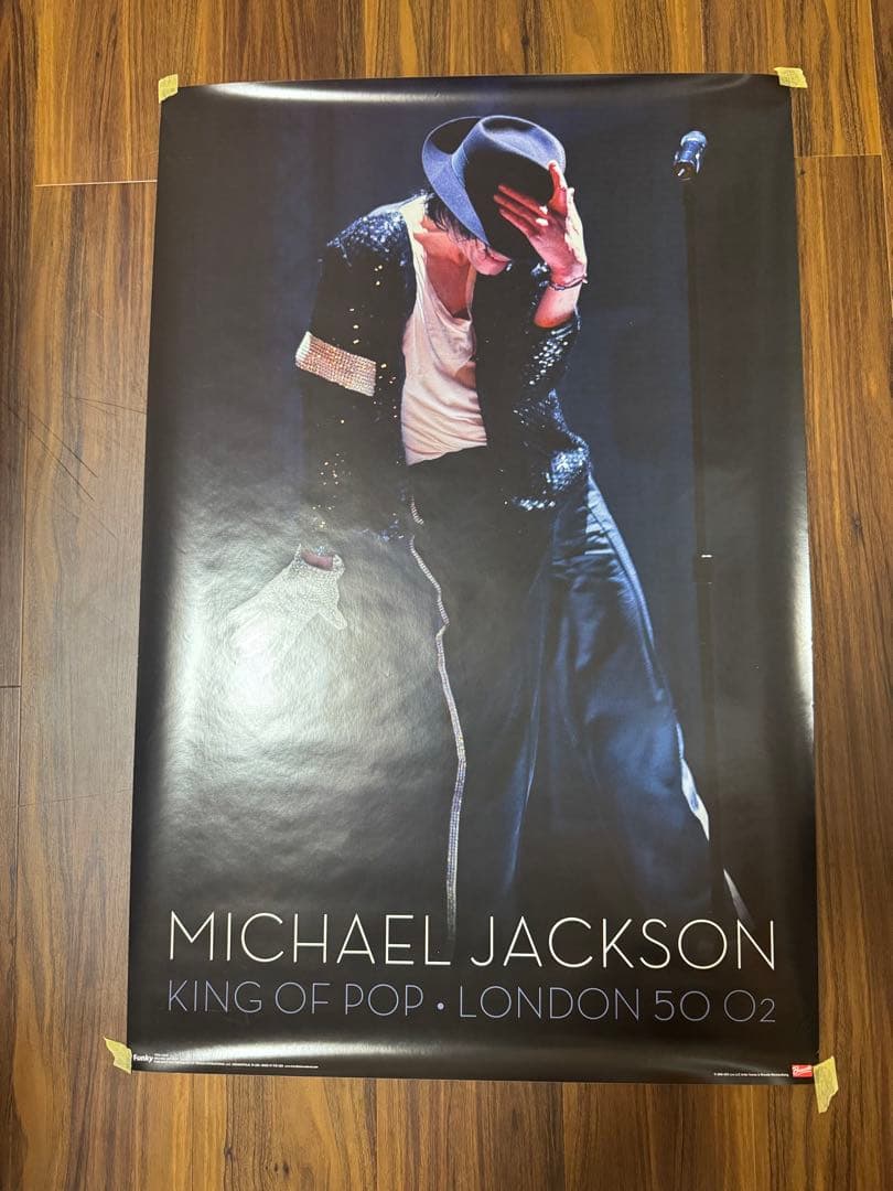 マイケルジャクソン THIS IS IT O2 ツアー ライブ会場用ポスター