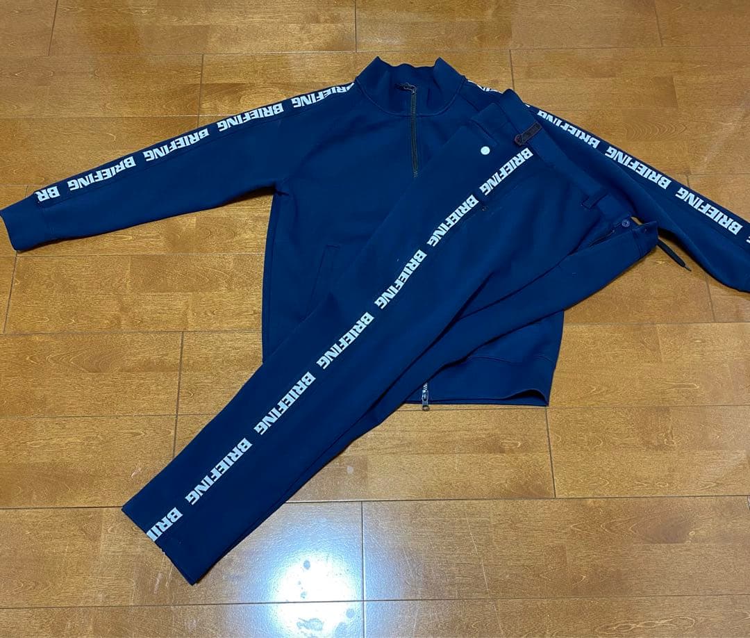 BRIEFING ネイビー ジャージセット　Mサイズ