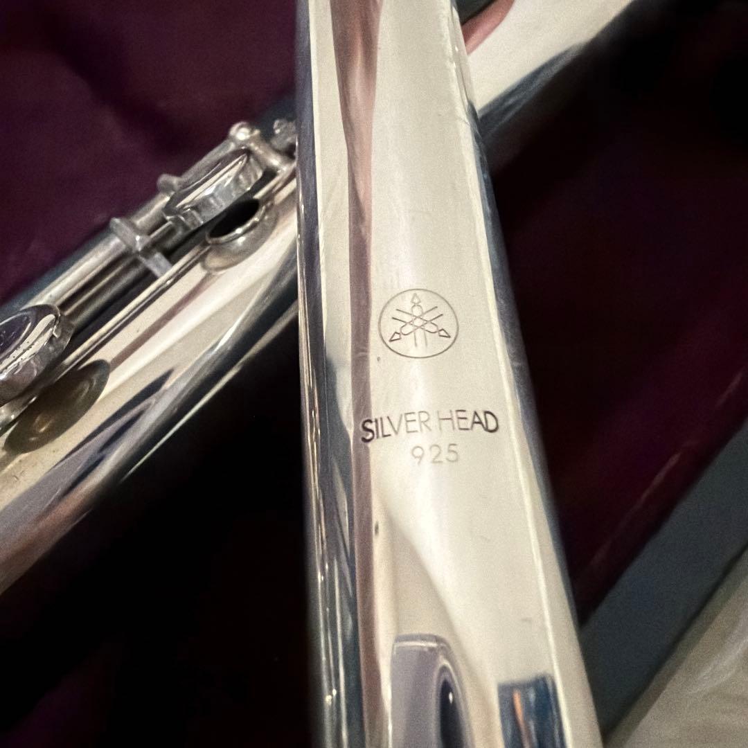 頭部管銀製 ヤマハフルート YFL311 Eメカ付 シルバー925