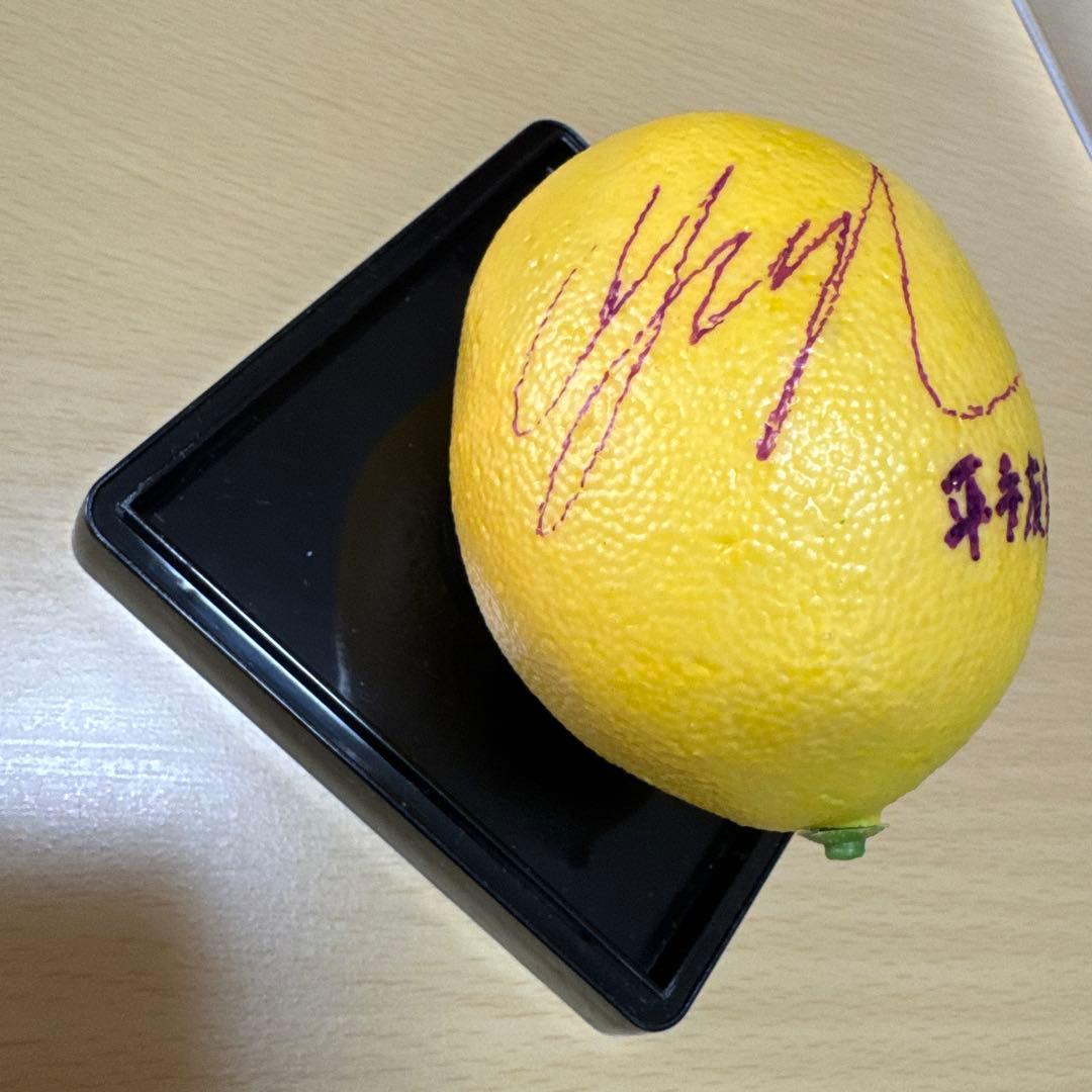 平手友梨奈 欅坂46 ザ・テレビジョン サイン入りレプリカレモン ※当選通知書付