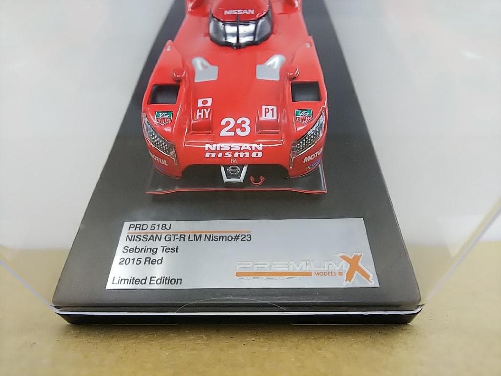プレミアムエックス 1/43 日産ニスモ GT-R LM セブリングテスト