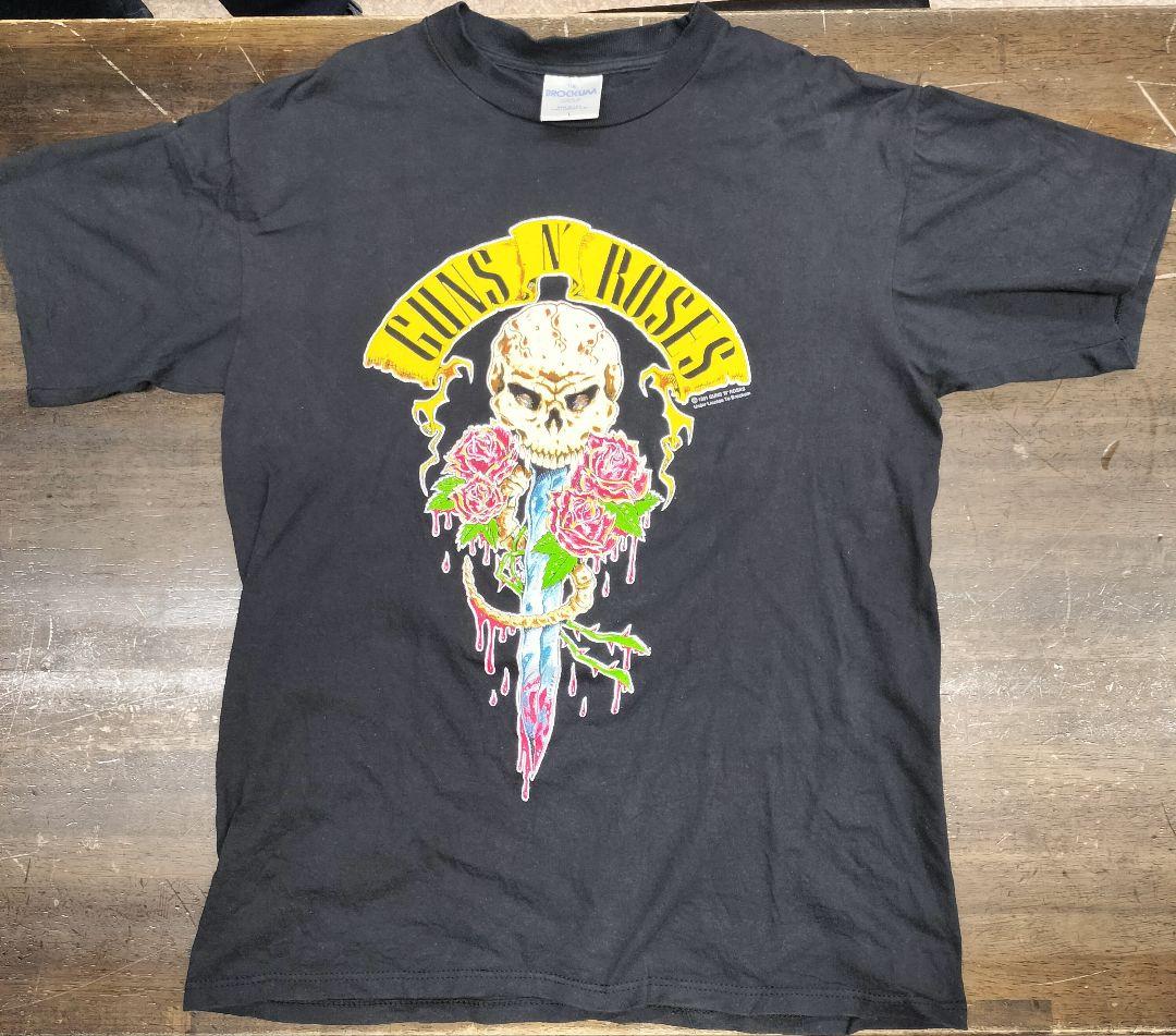 【USAJI10】GUNS N' ROSES　Tシャツ 90s　Lサイズ