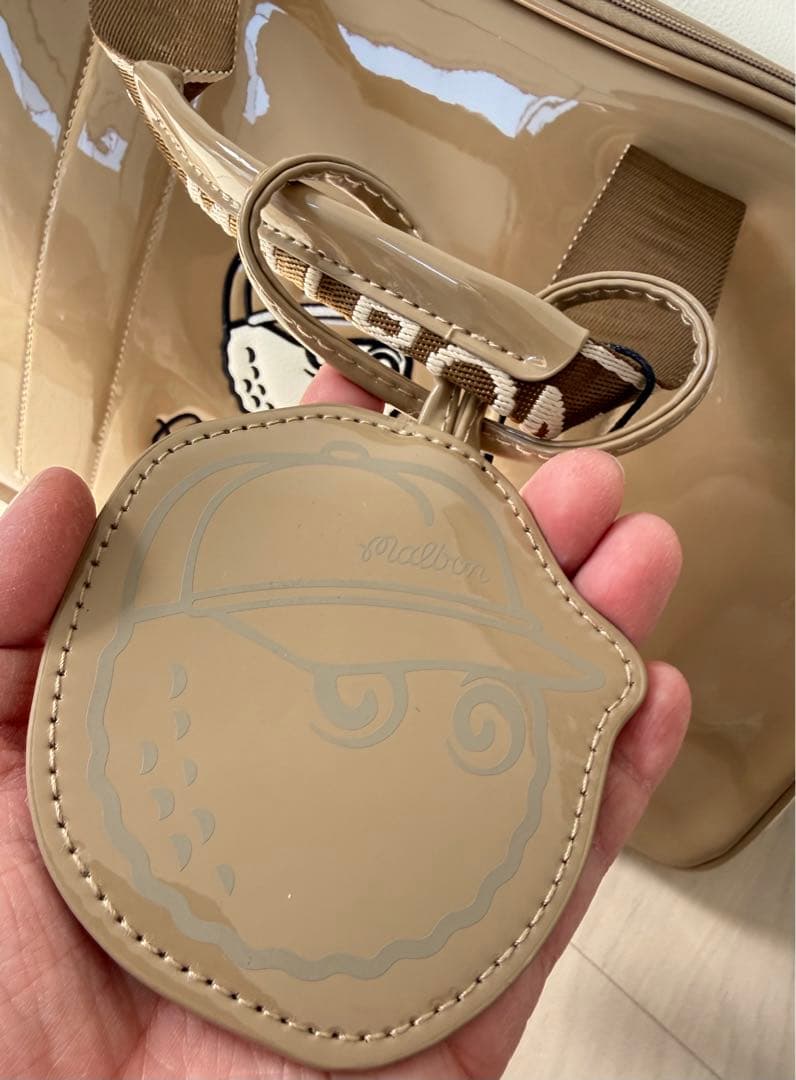 即日発送ゴルフバッグキャディバッグ マルボンゴルフ ボストンバッグベージュ
