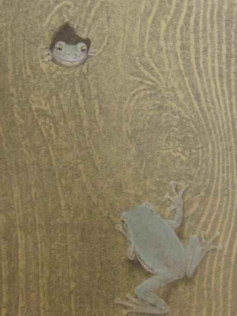 三縄健、【Hello!】、希少な額装用画集より、新品額装付