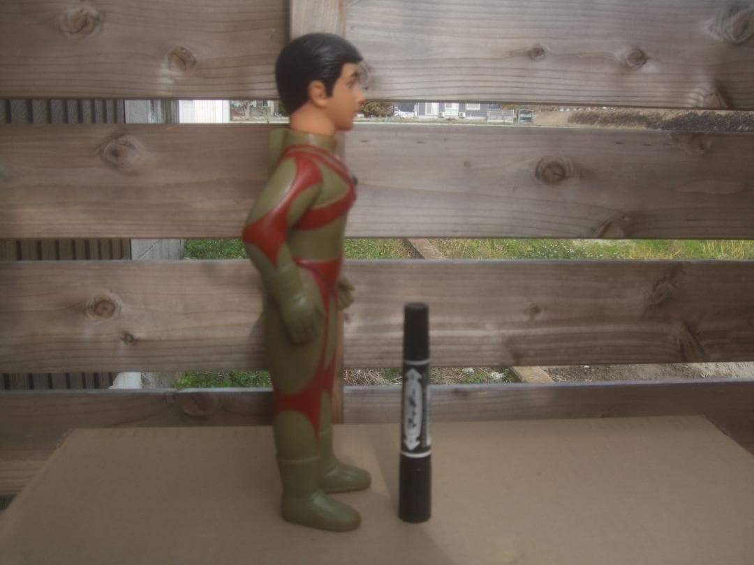 K*1様 ★当時物★ウルトラマンAエース★ソフビ・31㎝★ブルマァク 円谷プロ