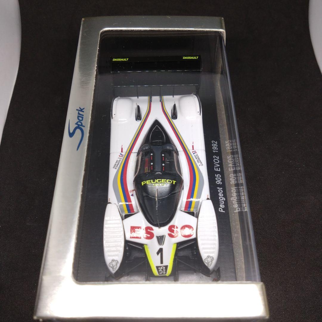 スパーク 1/43 プジョー 905 エボ2 1992 SWC マニクール