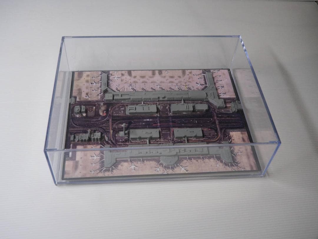 羽田空港第1 第2ターミナル　３D都市データを活用した都市模型　(透明ケース付)