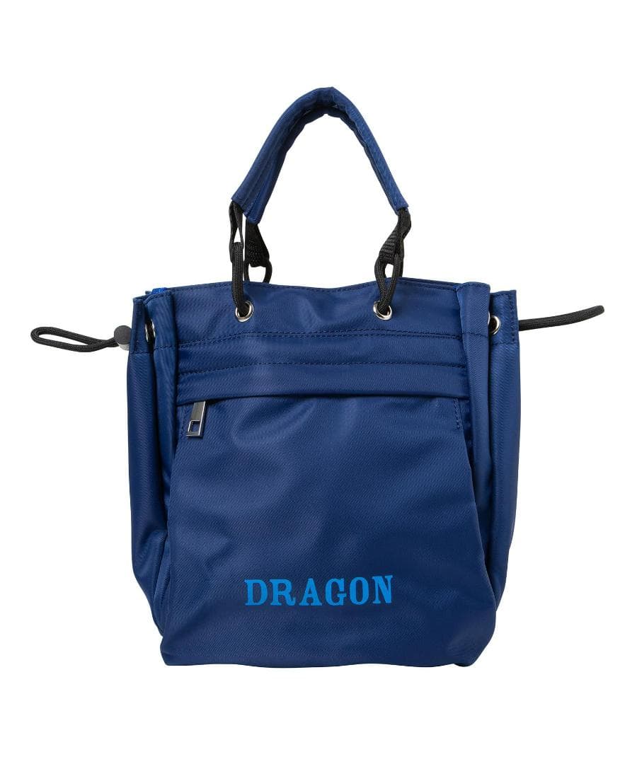 新品☆DANCE WITH DRAGON ハトメ巾着カートポーチ☆ネイビー