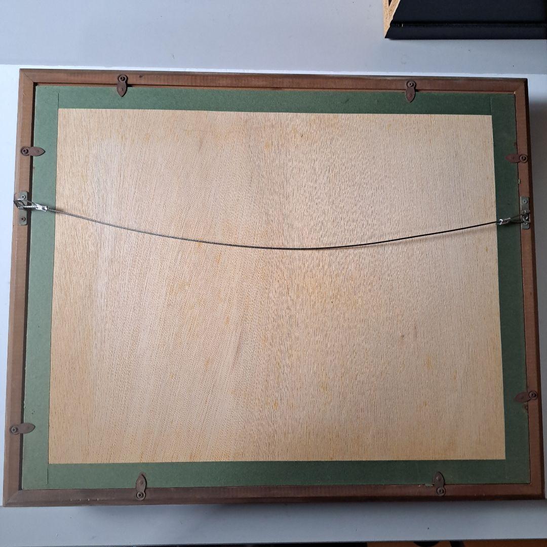 川島孝之　『浅間』F4油絵