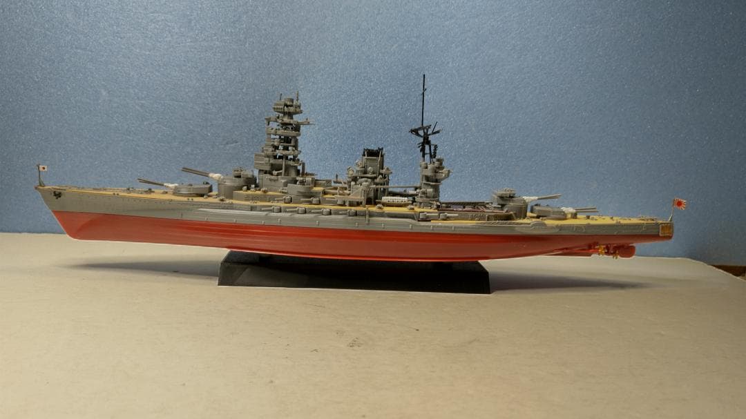 1/700 日本海軍戦艦・長門（完成品）、搭載機 2機