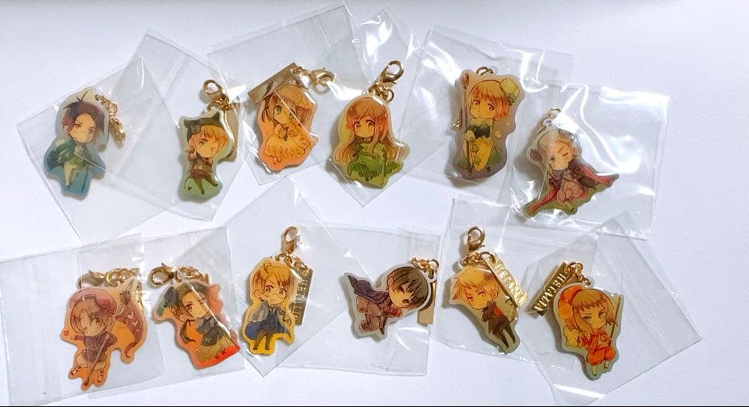 ヘタリア Axis Powers メタルチャームコレクション トランプ　12個