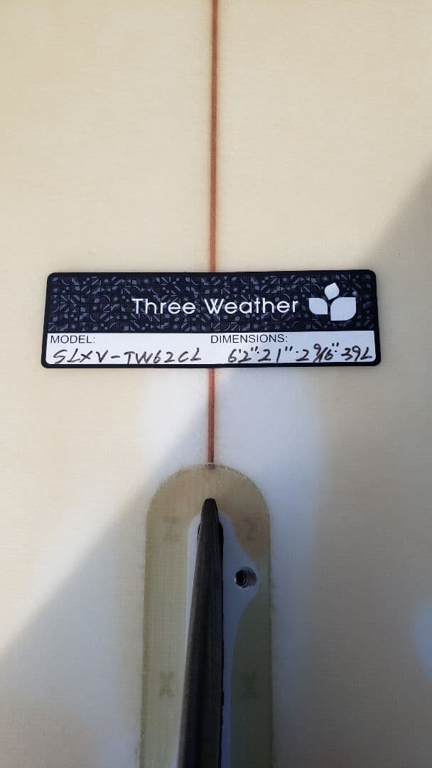 スリーウエザー　サーフボード