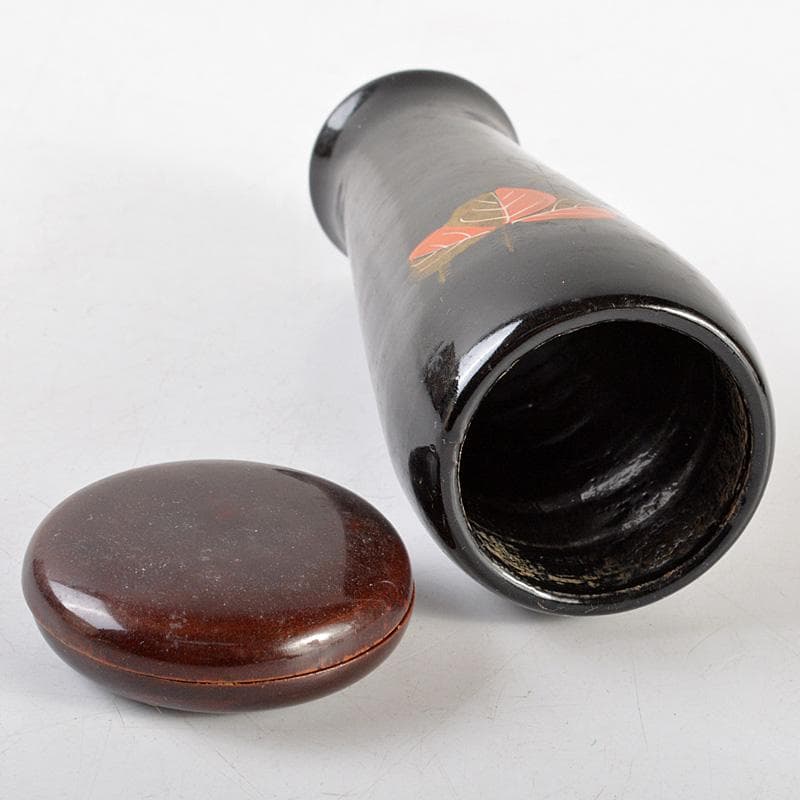 茶道具　桑茶箱　利休茶箱　茶碗　香合　など　5点　一式　　V　R5774