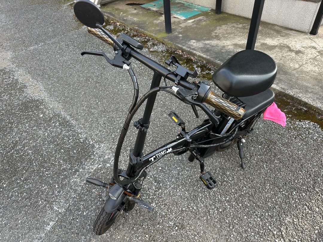（訳あり）折り畳み式電動バイクTomsstreet