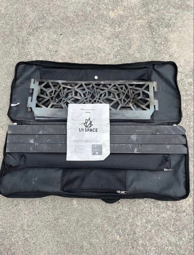 1/f SPACE 焚き火台 KAGARI MIYABI KURO