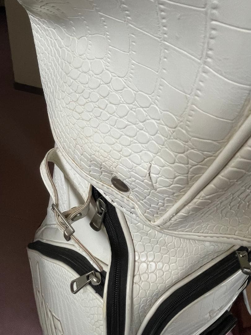 adabat クロコ型押し ゴルフバッグ